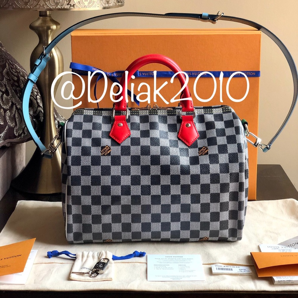 SOLD! Louis Vuitton Speedy Bandouliere 30 Damier